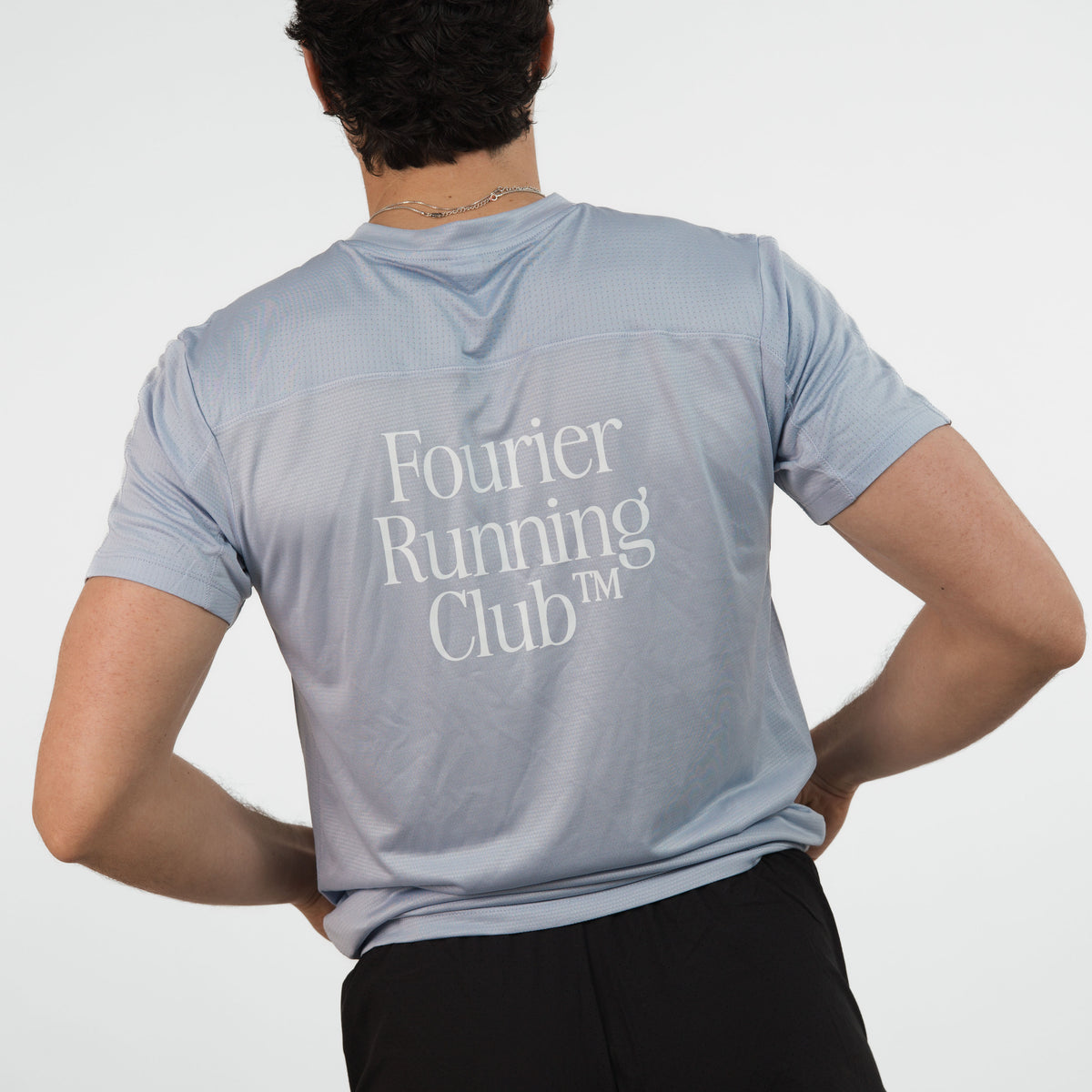 RUNNING T-SHIRT CELESTE HOMBRE